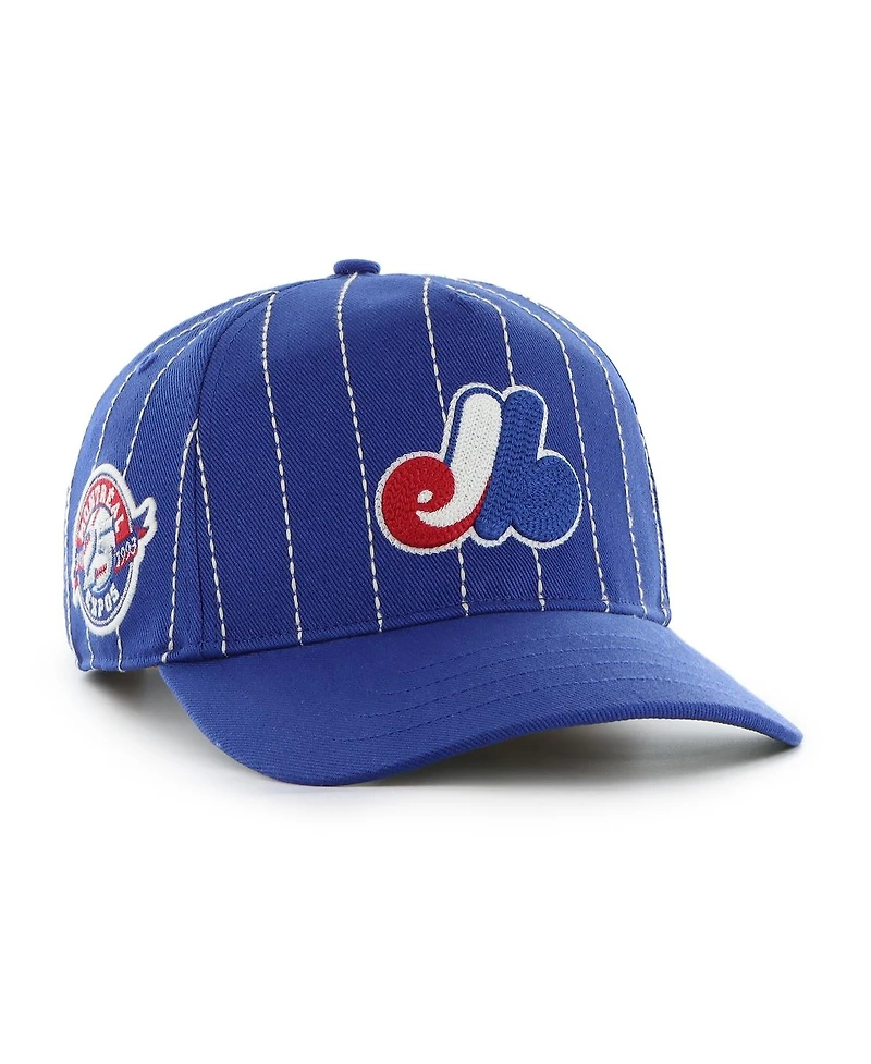 '47 Brand Men's x Rawlings Royal Montreal Expos Pinstripe Hitch Adjustable Hat