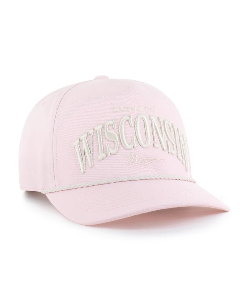 '47 Brand Men's Light Pink Wisconsin Badgers Gelato Hitch Adjustable Hat