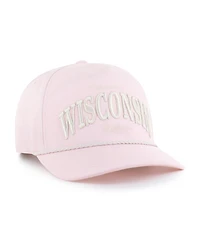 '47 Brand Men's Light Pink Wisconsin Badgers Gelato Hitch Adjustable Hat