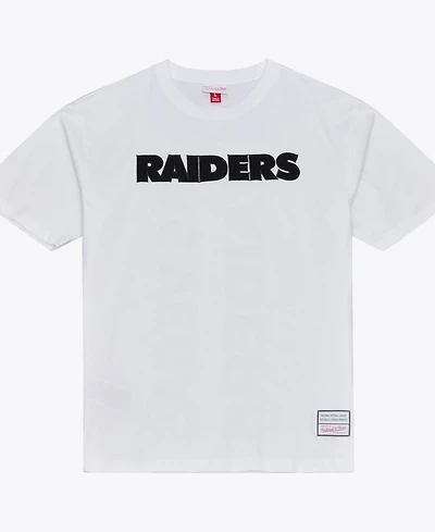 Mitchell & Ness Men's White Las Vegas Raiders Monochrome T-Shirt