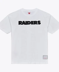 Mitchell & Ness Men's White Las Vegas Raiders Monochrome T-Shirt