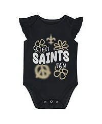 Outerstuff Boys and Girls 2 Piece New Orleans Saints The Sunshine Bodysuit Set