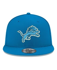 New Era Men's Blue Detroit Lions 9FIFTY Snapback Hat