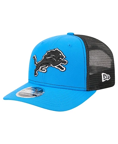 New Era Men's Blue Detroit Lions 9SEVENTY Trucker Adjustable Hat