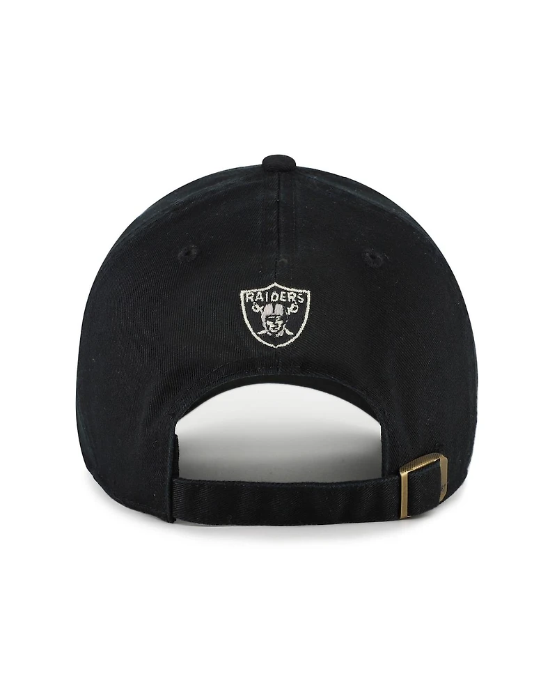 '47 Brand Women's Black Las Vegas Raiders Zoey Clean Up Adjustable Hat