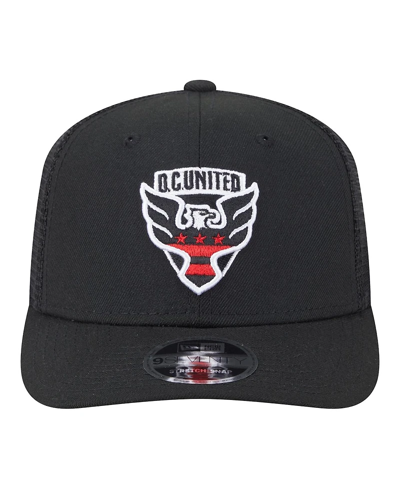 New Era Men's Black D.c. United Jersey Hook 9SEVENTY Adjustable Hat