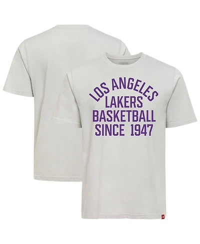 Sportiqe Men's and Women's Gray Los Angeles Lakers Genuine Issue Collection Duke T-Shirt