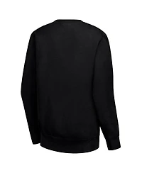 G-iii 4Her by Carl Banks Women's Black Pittsburgh Penguins Lots Of Love Team Logo Graphic Pullover Sweatshirt