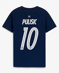 Nike Big Boys and Girls Christian Pulisic Navy Usmnt Away Player Name Number T-Shirt