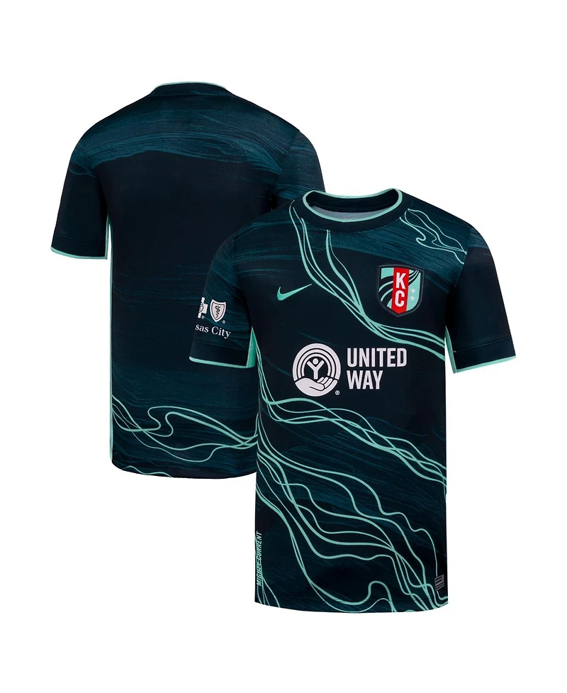 Nike Big Boys and Girls Navy Kansas City Current 2026 Third Stadium Replica Jersey