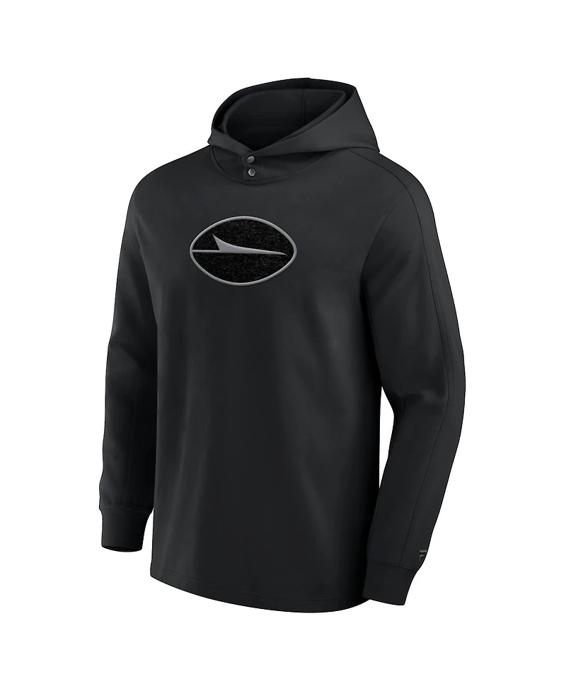 Fanatics Men's New York Jets Elements Blaze Tri-Blend Long Sleeve Hoodie T-Shirt