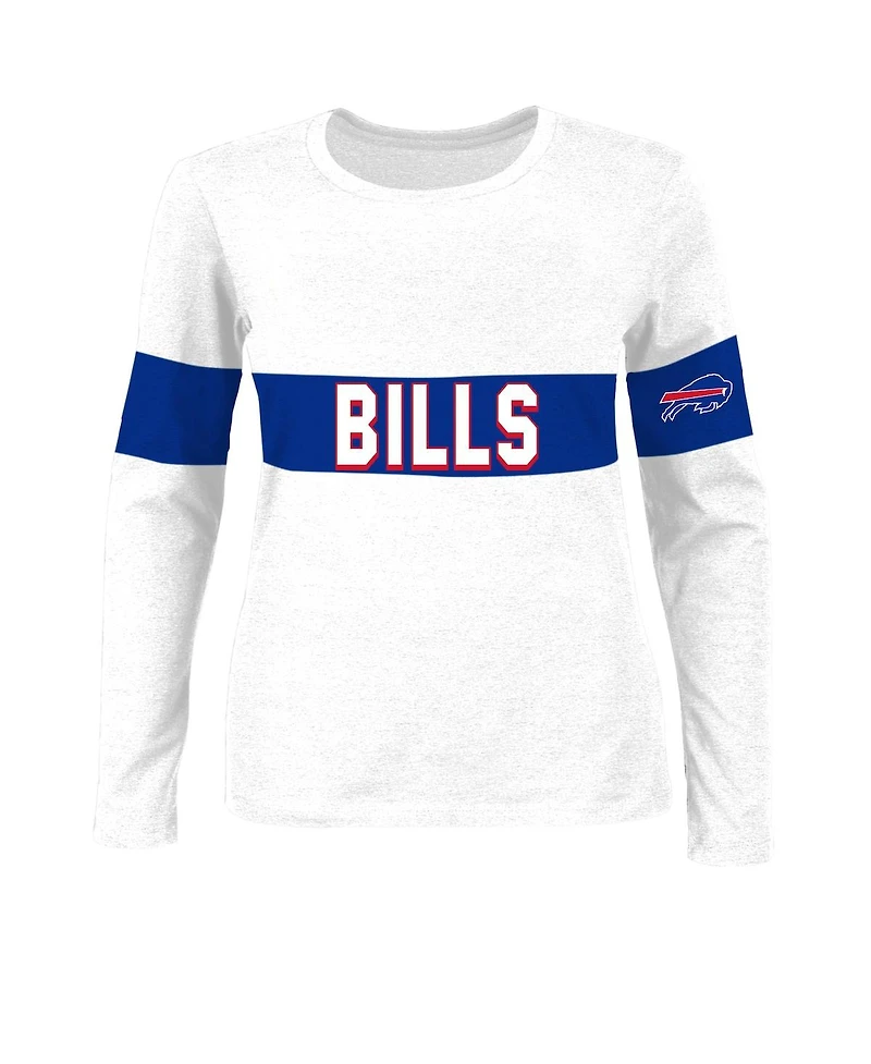 Fanatics Women's Josh Allen Ash Buffalo Bills Plus Name Number T-Shirt