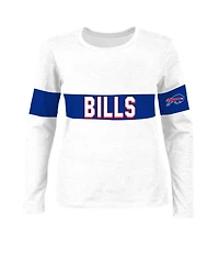 Fanatics Women's Josh Allen Ash Buffalo Bills Plus Name Number T-Shirt