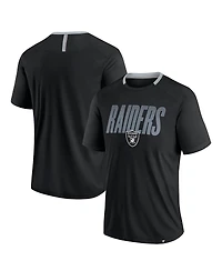 Fanatics Men's Black Las Vegas Raiders Defender Fade Slant T-Shirt