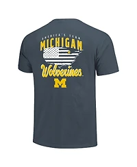 Image One Men's Navy Michigan Wolverines America's Team T-Shirt