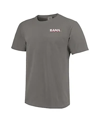 Image One Men's Gray Alabama Crimson Tide Comfort Colors Team Statue T-Shirt