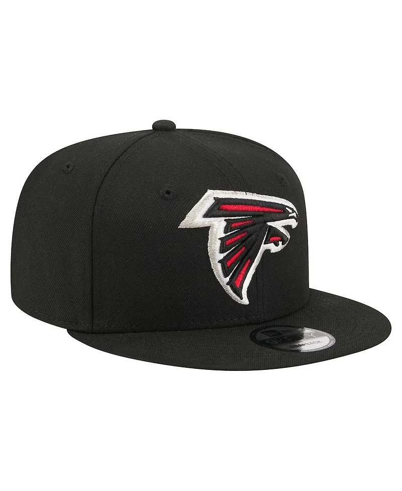 New Era Men's Black Atlanta Falcons 9FIFTY Snapback Hat