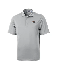 Cutter & Buck Men's Gray Denver Broncos Virtue Eco Pique Polo Shirt