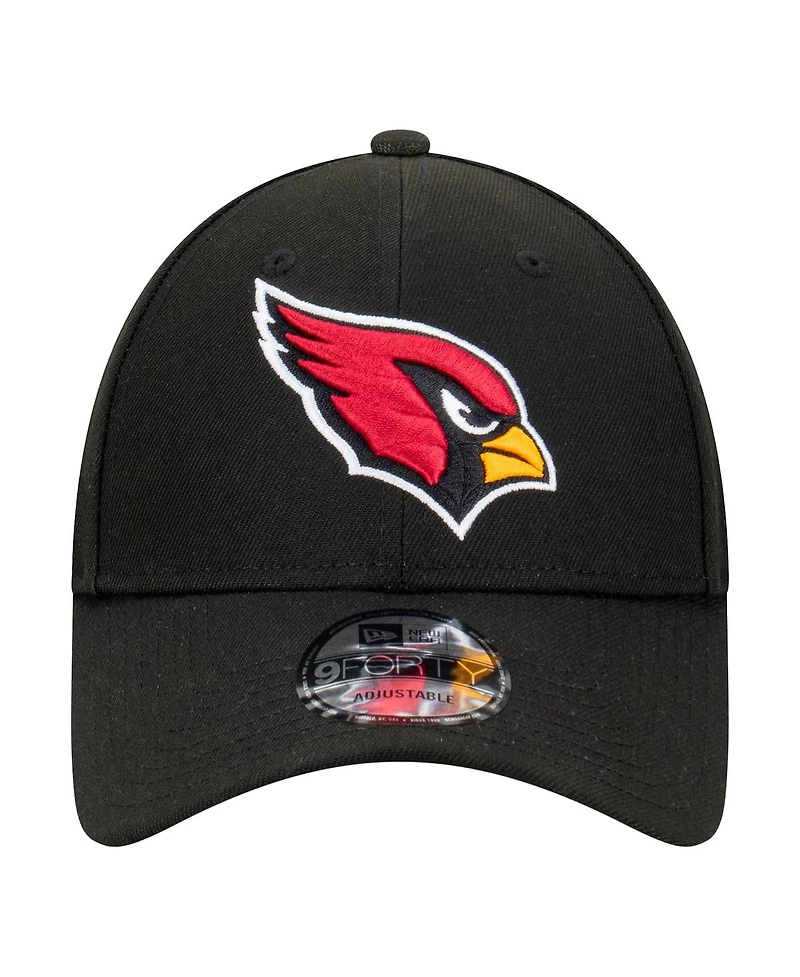 New Era Men's Black Arizona Cardinals Core Team 9FORTY Adjustable Hat