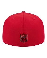 New Era Men's Scarlet San Francisco 49ers 59FIFTY Fitted Hat
