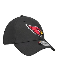 New Era Men's Black Arizona Cardinals Core Team 39THIRTY Flex Hat