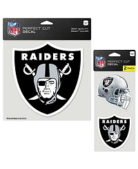 Wincraft Las Vegas Raiders Three-Pack Perfect Cut Decal Sheet