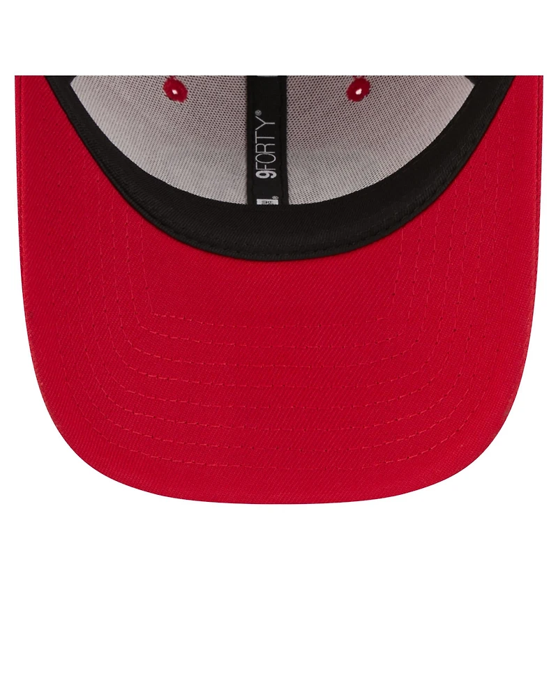 New Era Men's Scarlet San Francisco 49ers Core Team 9FORTY Adjustable Hat