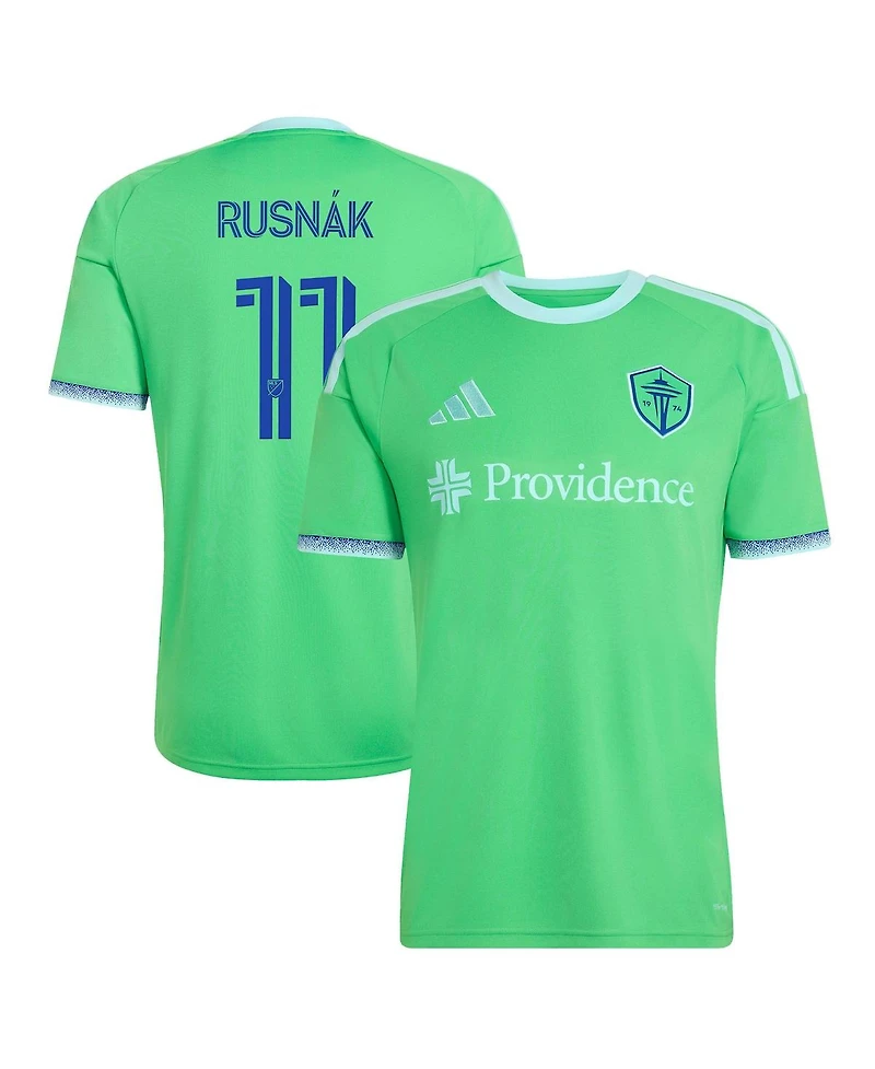 Adidas Men's Albert Rusnak Rave Green Seattle Sounders Fc 2026 The Evergreen State Kit Replica Jersey