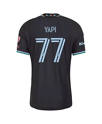 Adidas Men's Darren Yapi Black Colorado Rapids 2026 Colorful On-Field Authentic Patch Jersey