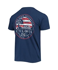 Image One Men's Navy Iowa State Cyclones Campus Americana T-Shirt
