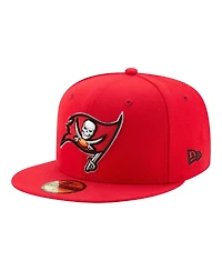 New Era Men's Red Tampa Bay Buccaneers 59FIFTY Fitted Hat