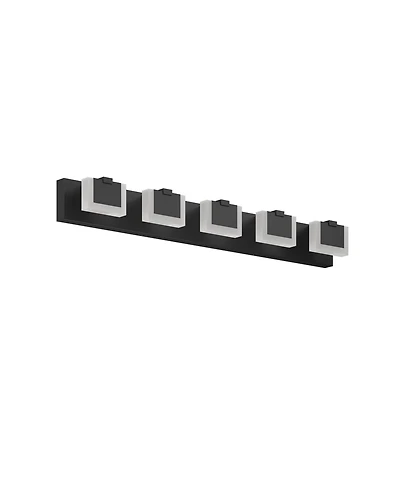 Busdays 5 Light Modern Vanity Light Up and Down Led Bathroom Wall Lighting Fixture Over Mirror 6000K