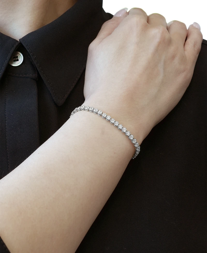 Macy's Diamond (5 ct. t.w.) Bracelet in 10k White Gold (Also Available in 10k Yellow Gold)