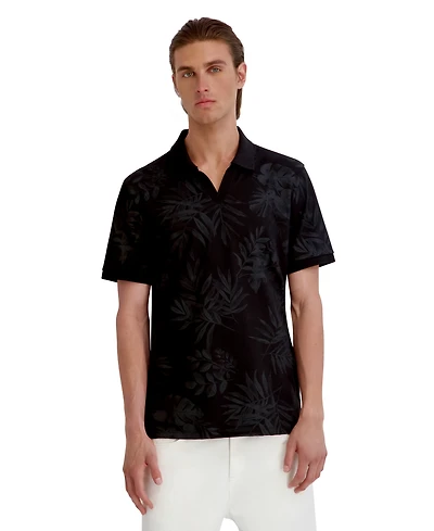 Karl Lagerfeld Paris Men's Polo Collar Pique Shirt