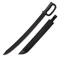 Cold Steel 24 Inch Carbon Steel Cutlass Machete with Sheath Cover Accessory