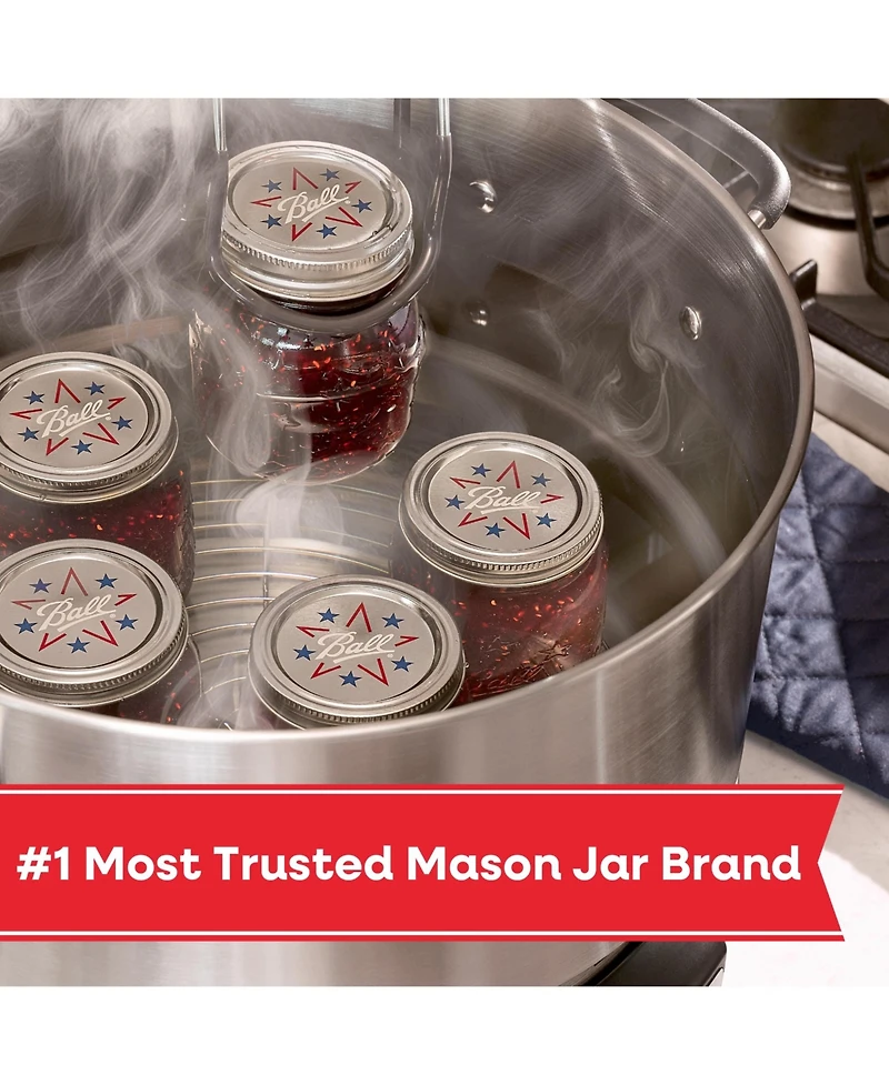 Ball Limited Edition Americana Mason Jar Lids, Regular Mouth Lids for Jars