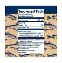 Wiley's Finest Wild Alaskan Fish Oil Peak Dha