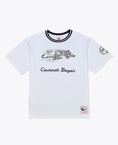 Mitchell & Ness Men's White Cincinnati Bengals Arctic T-Shirt