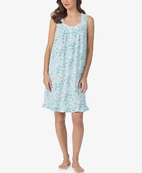 Eileen West Women's Sleeveless Jersey Knit Short Nightdress