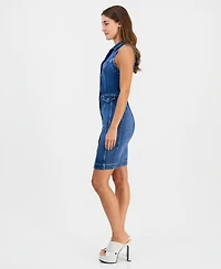 Guess Women's Destiny Denim Button Front Dress