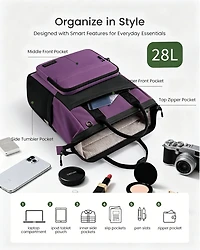 Lovevook Laptop Backpack for Women, 15.6 Inch Travel Backpack for Work College Business, Water Resistant Teacher Nurse Bag