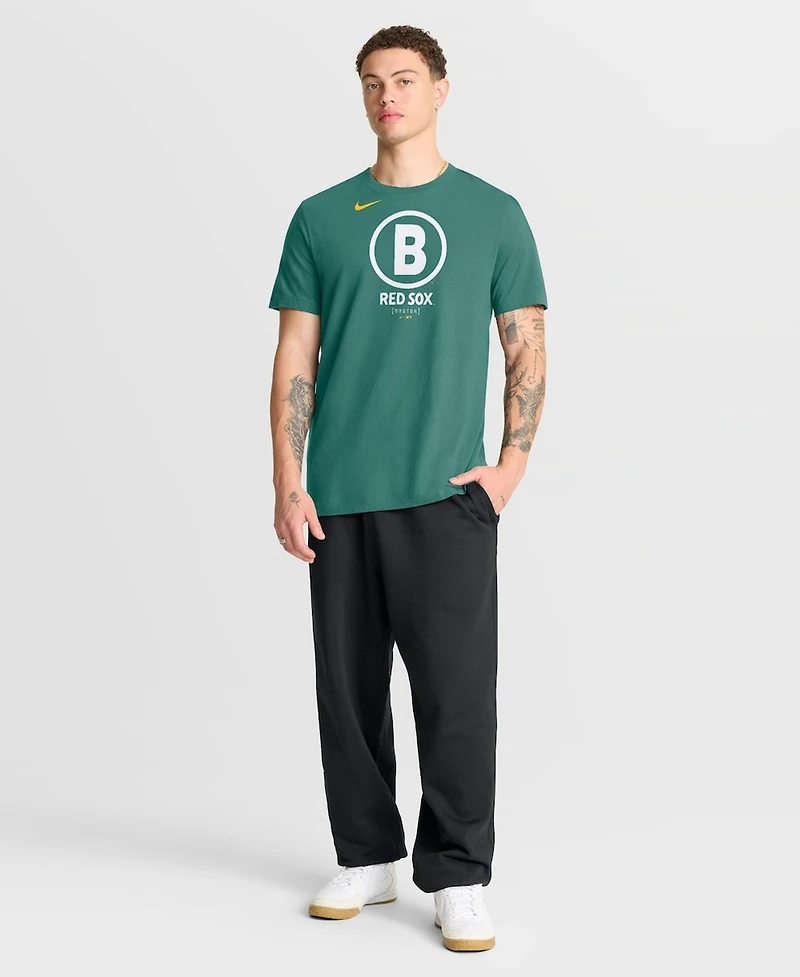Nike Men's Green Boston Red Sox City Connect Large Logo T-Shirt