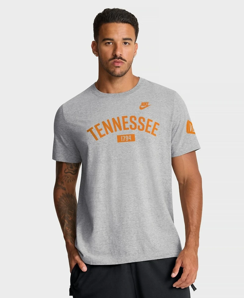 Nike Men's Heather Gray Tennessee Volunteers Legacy Arch T-Shirt