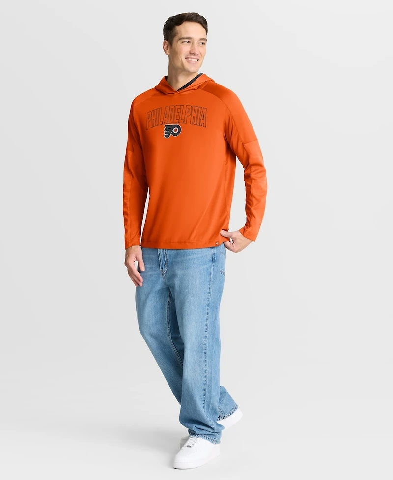 Fanatics Men's Orange Philadelphia Flyers Penalty Shot Long Sleeve Hoodie T-Shirt