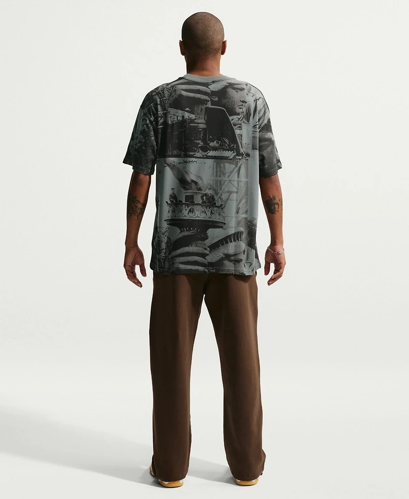 Nike Men's Gray France National Team Allover Print T-Shirt
