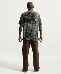 Nike Men's Gray France National Team Allover Print T-Shirt