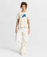 Fanatics Women's Cream Detroit Lions Dove Legacy T-Shirt