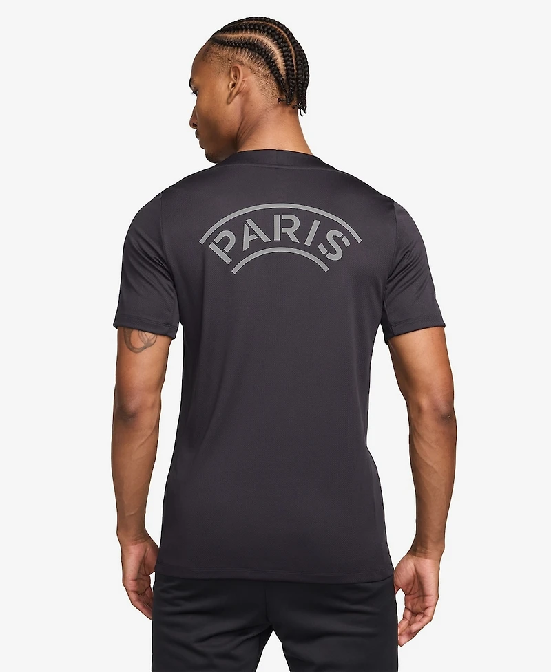 Nike Men's Anthracite Paris Saint-Germain Strike Dri-fit Top
