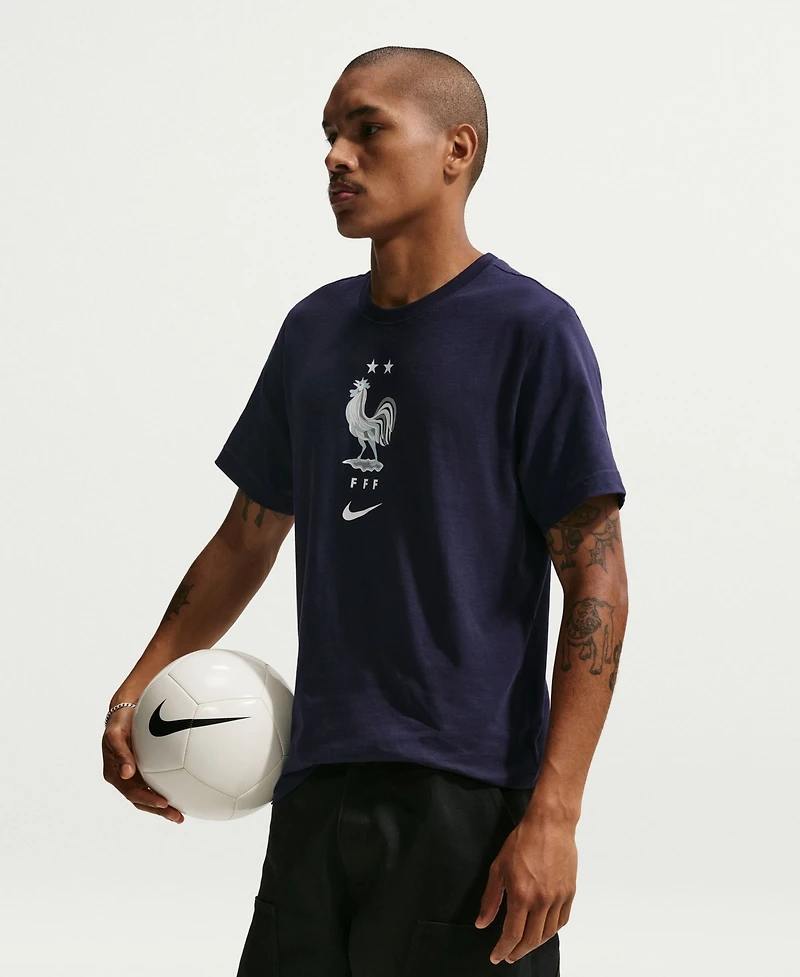Nike Men's Blue France National Team Crest T-Shirt