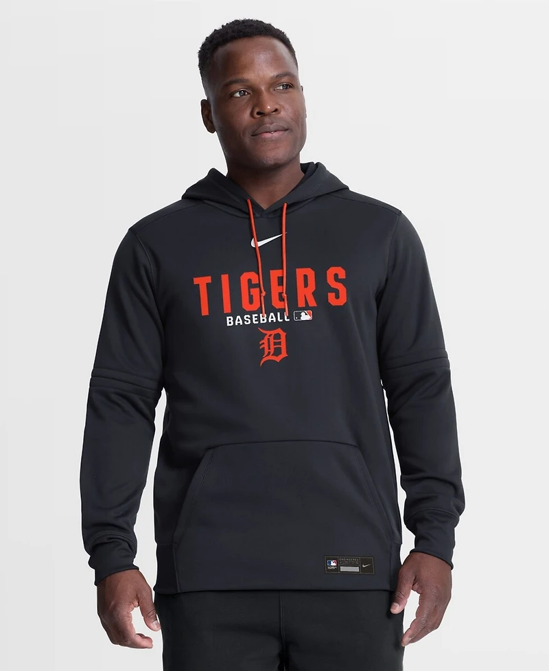 Nike Men's Navy Detroit Tigers Authentic Collection Therma-fit Hoodie